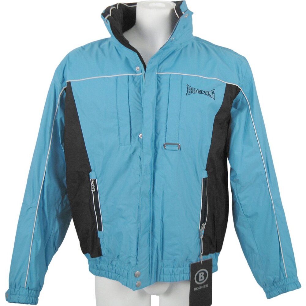 NEW Bogner Ski Jacket (Parka)!  US 40 e 50  Blue & Black Waterproof & Breathable